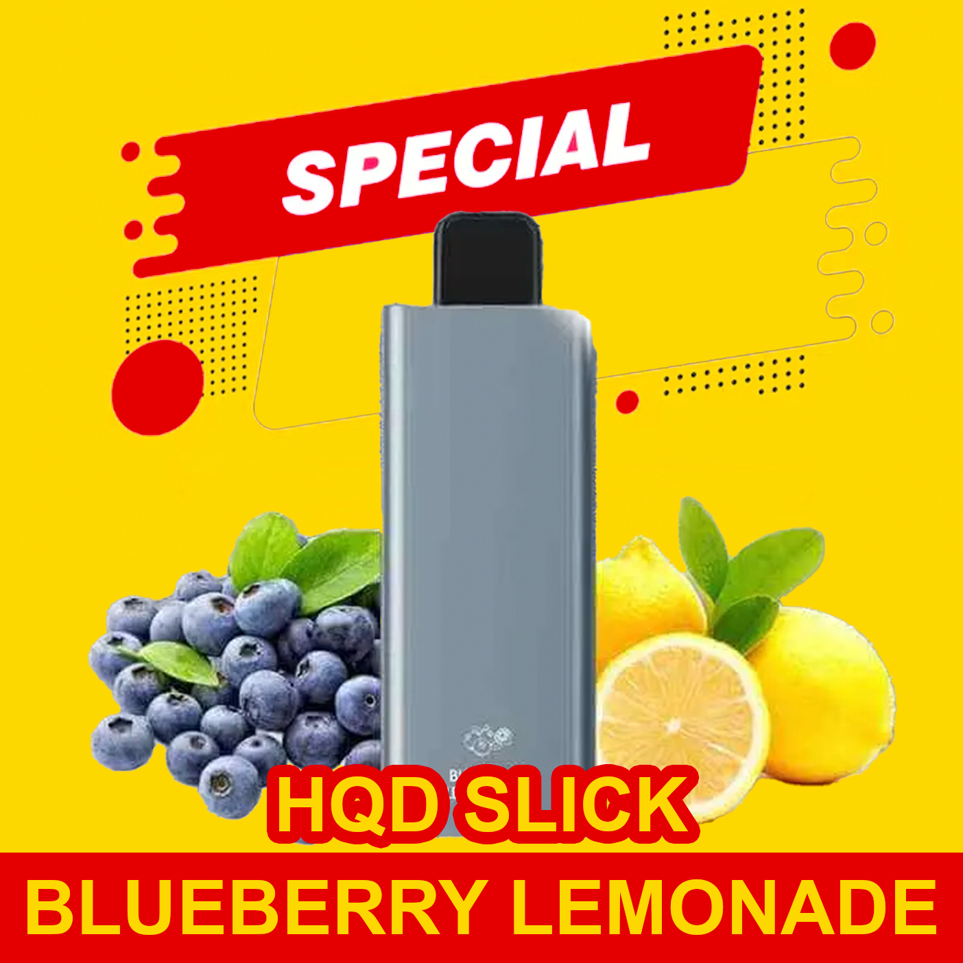 BLUEBERRY LEMONADE – HQD SLICK – 6000 PUFFS