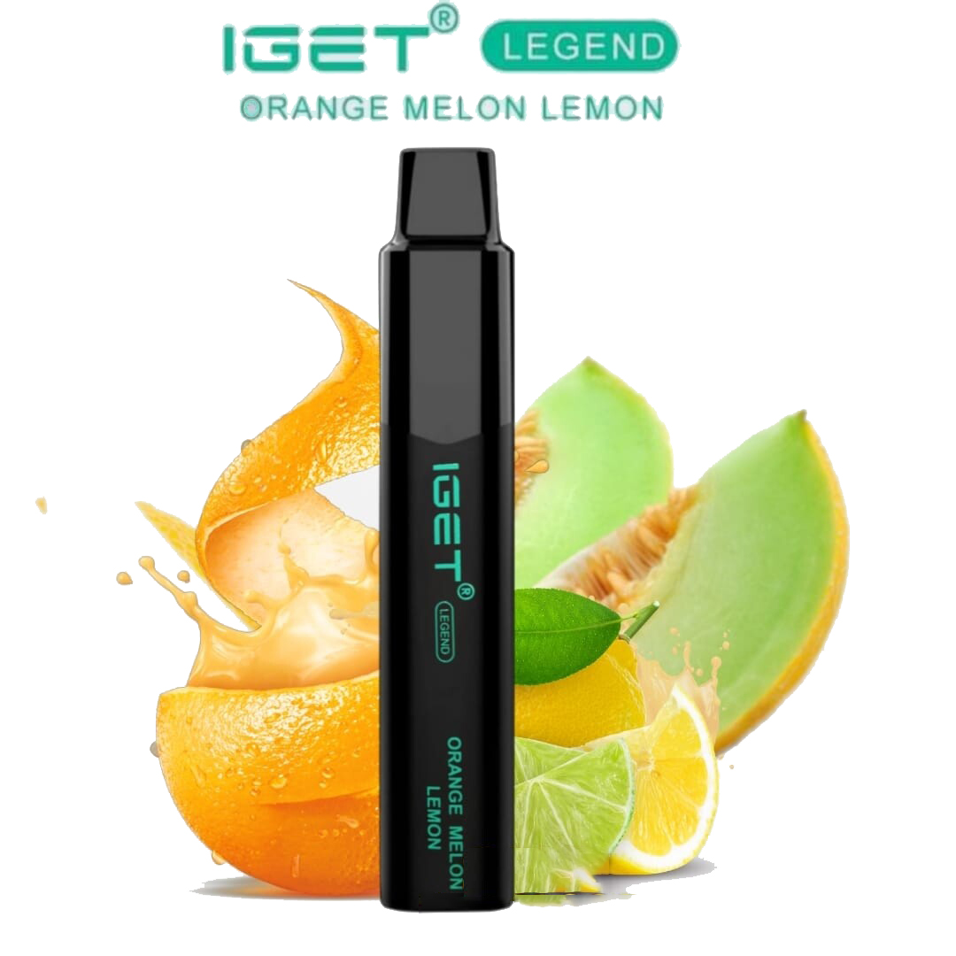 IGET LEGEND ORANGE MELON LEMON   – 4000 PUFFS