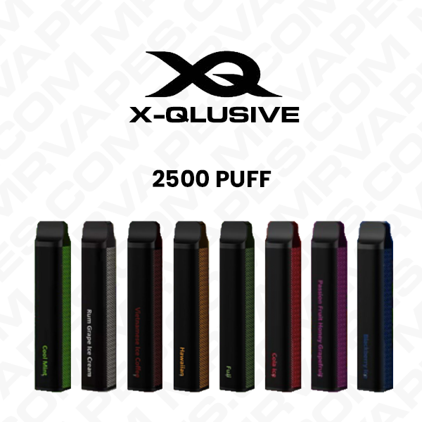 X-QLUSIVE Disposable Vape Wholesale (2500 Puffs)