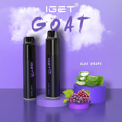 IGET GOAT ALOE GRAPE – 5000 PUFFS